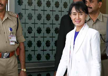 Aung San Suu Kyi , Aung San Suu Kyi visits Andhra villages , Aung San Suu Kyi ap, Aung San Suu Kyi anantapur